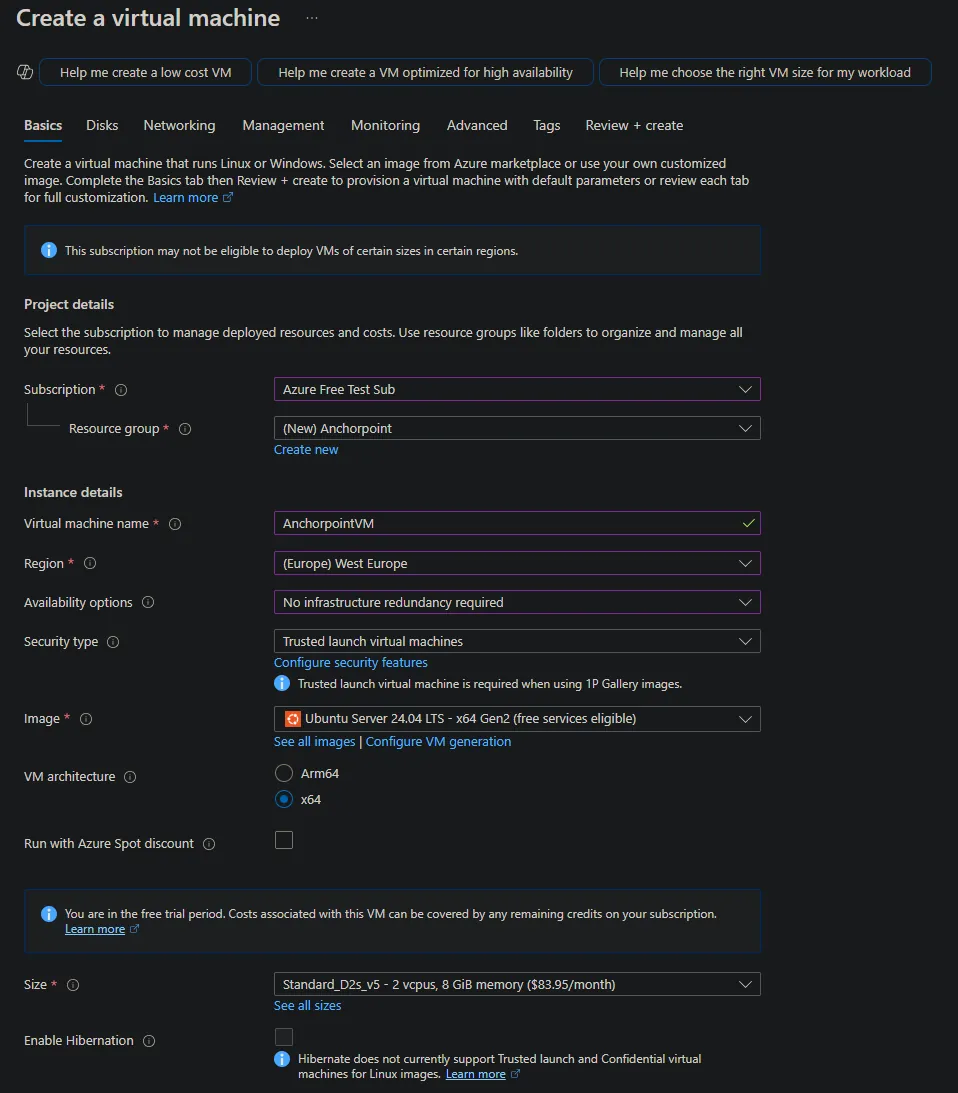 Azure VM Basics