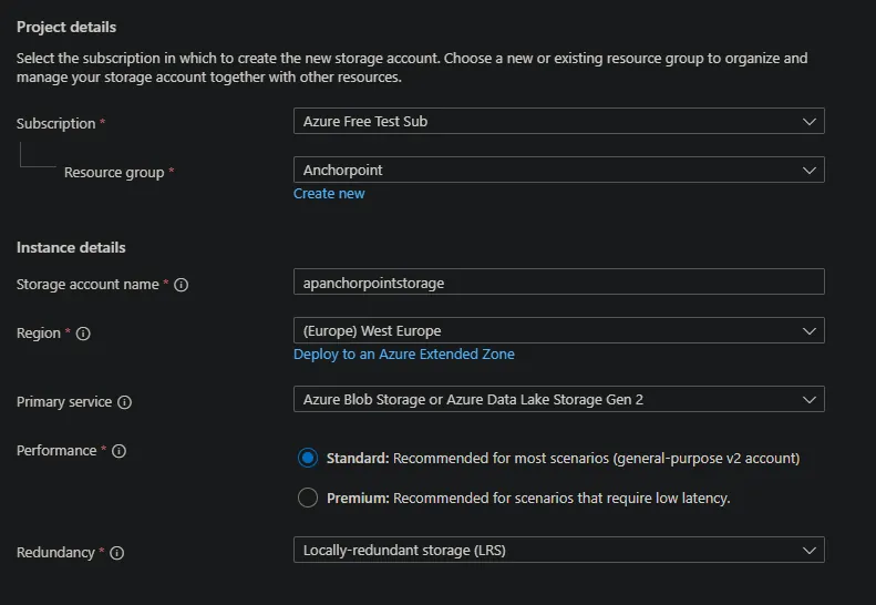 Azure Blobstorage - Basics